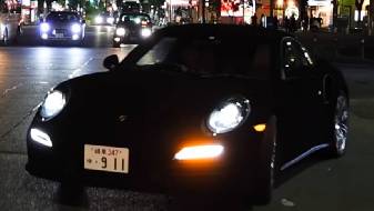 В Японии замечен самый чёрный Porsche 911 в мире:… 