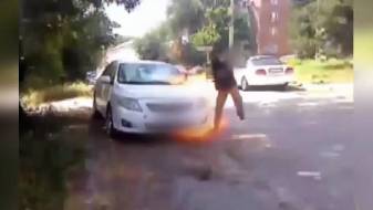 В Ростове поймали поджигателей Toyota Corolla полицейского… 